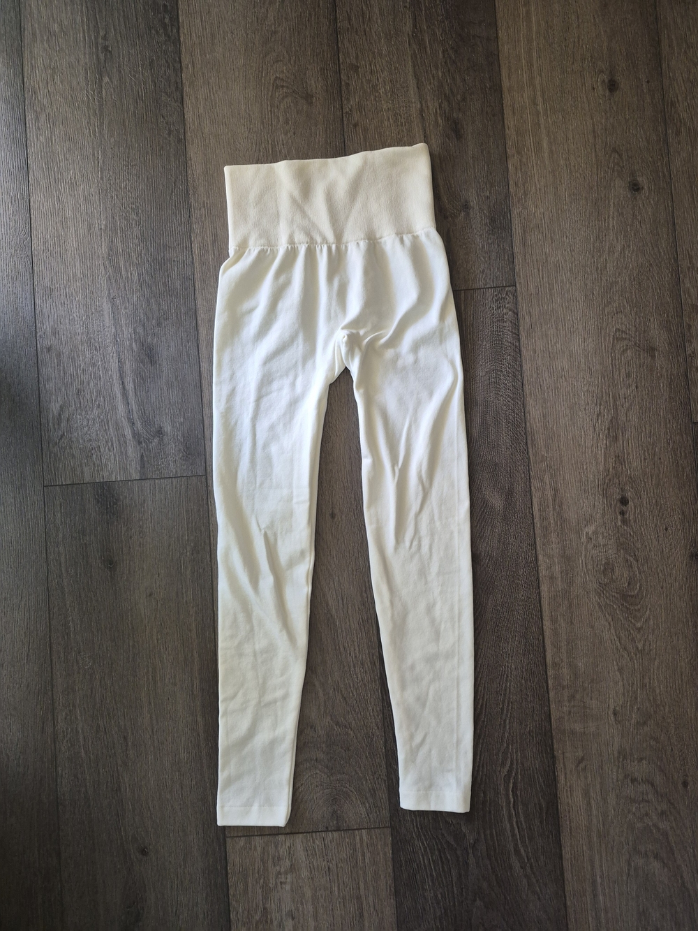 Cream High-Waist Women's Leggings